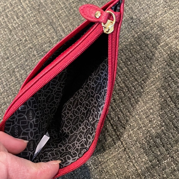 Lodis red leather wallet - Picture 4 of 7